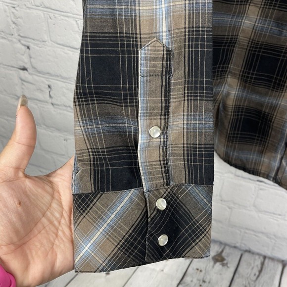 Bit & Bridle Blouse Women 1X Pearl Snaps Button Up Rodeo Western Cowgirl - Picture 7 of 16